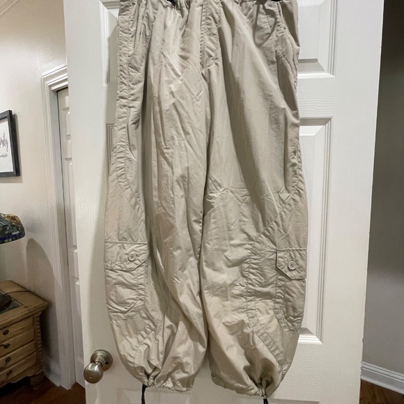 Vintage In-Zoo Bungee Cargo Parachute Pants Size XL. Like new Khaki - Picture 8 of 8